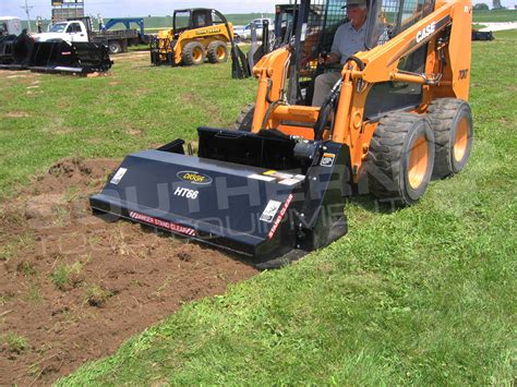 skid steer garden tiller|hydraulic tiller for skid steer.